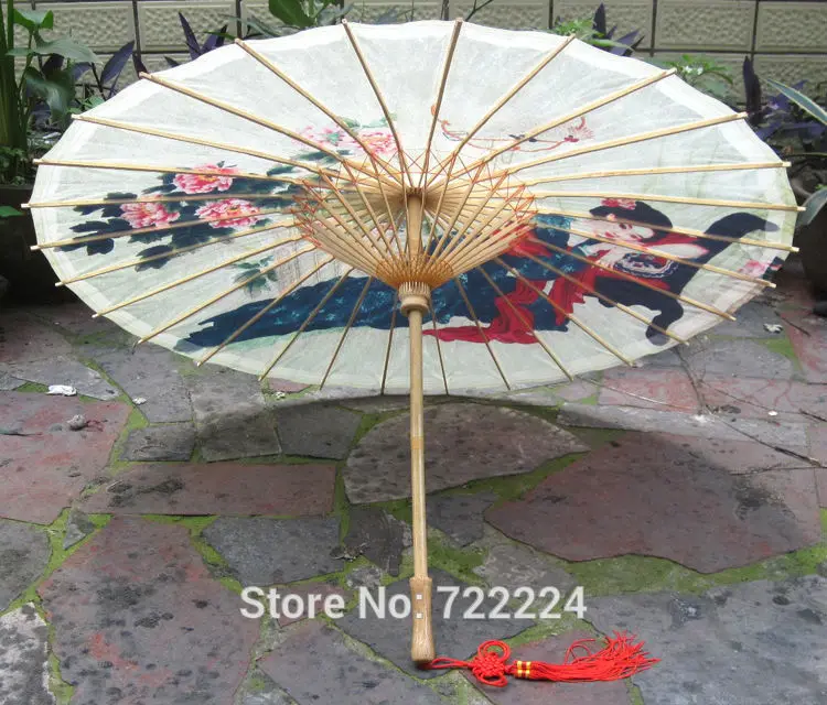 Dia 84cm Ancient Girl Sleep in Flowers Oilpaper Umbrella Classical Handmade Parasol Cosplay Props Wedding Dance Gift Umbrella