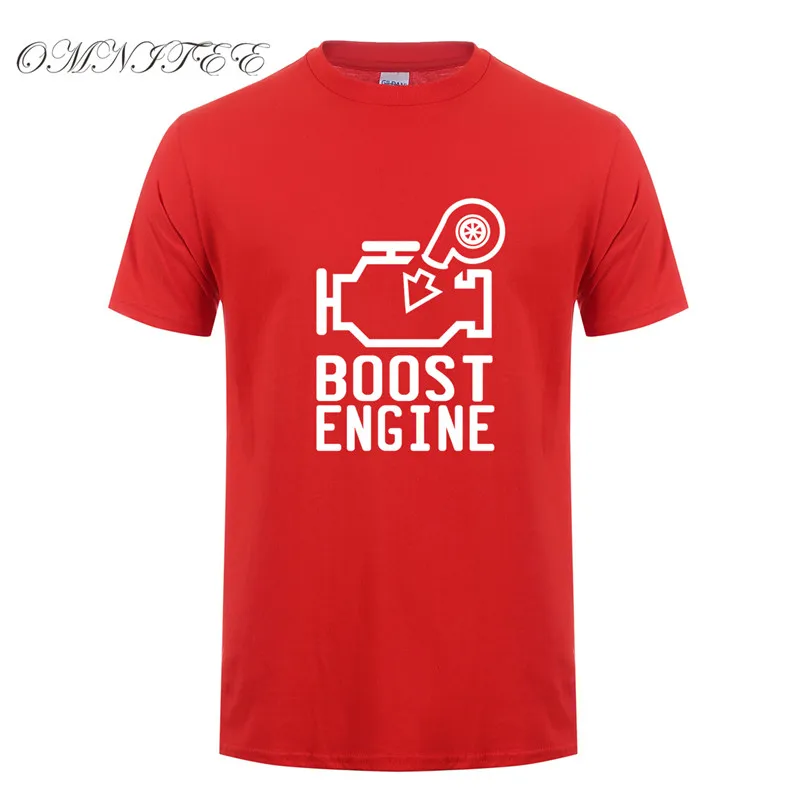 New Summer Men Tshirt Auto Boost Engine Casual Cotton Short Sleeve Funny automobile engine Men T Shirts High Quality OT-892