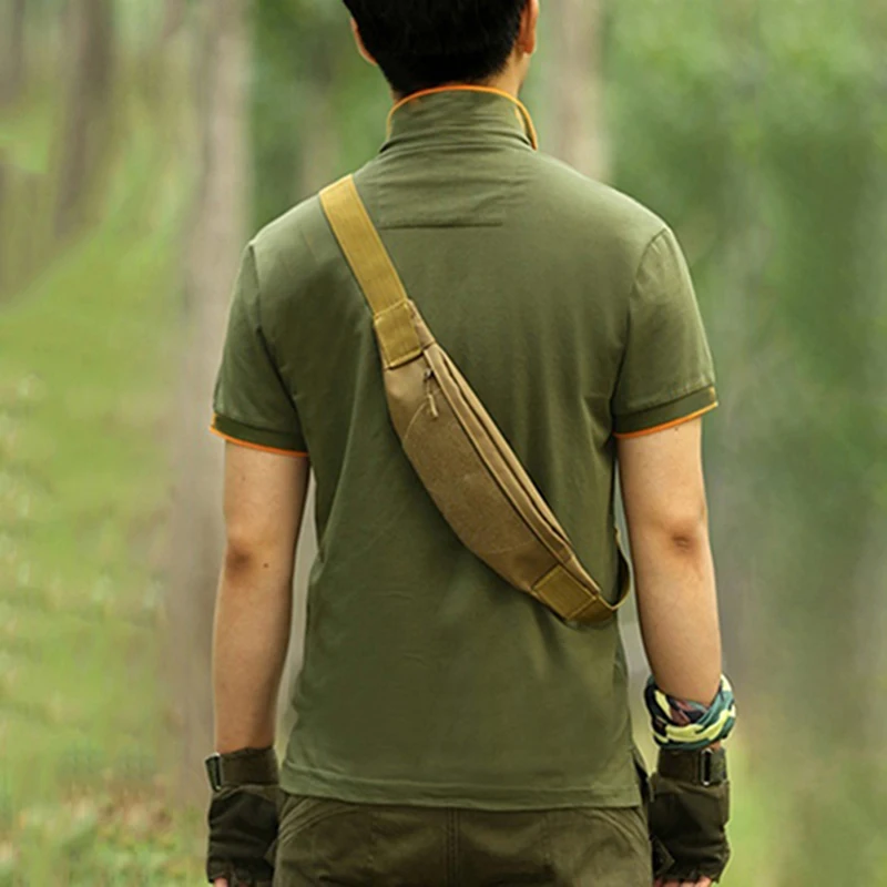 Pacchetto seno da uomo borsa sportiva da esterno impermeabile Unisex borsa da viaggio per telefono marsupio marsupio marsupio borsa a Banana maschile