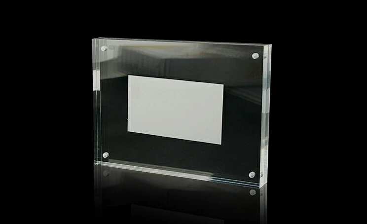 4R 6 inch magnetic frame PMMA paper display holder 152 x 102mm