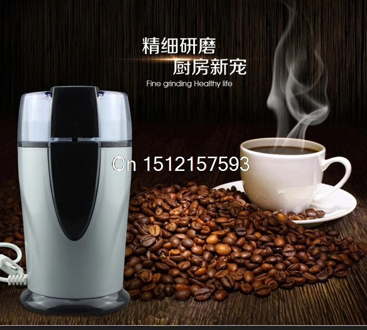 Electric Coffee grinder 220v-240V ELECTRICAL COFFEE herbs mill beans nuts grinding machine stainless steel blades Euro plug