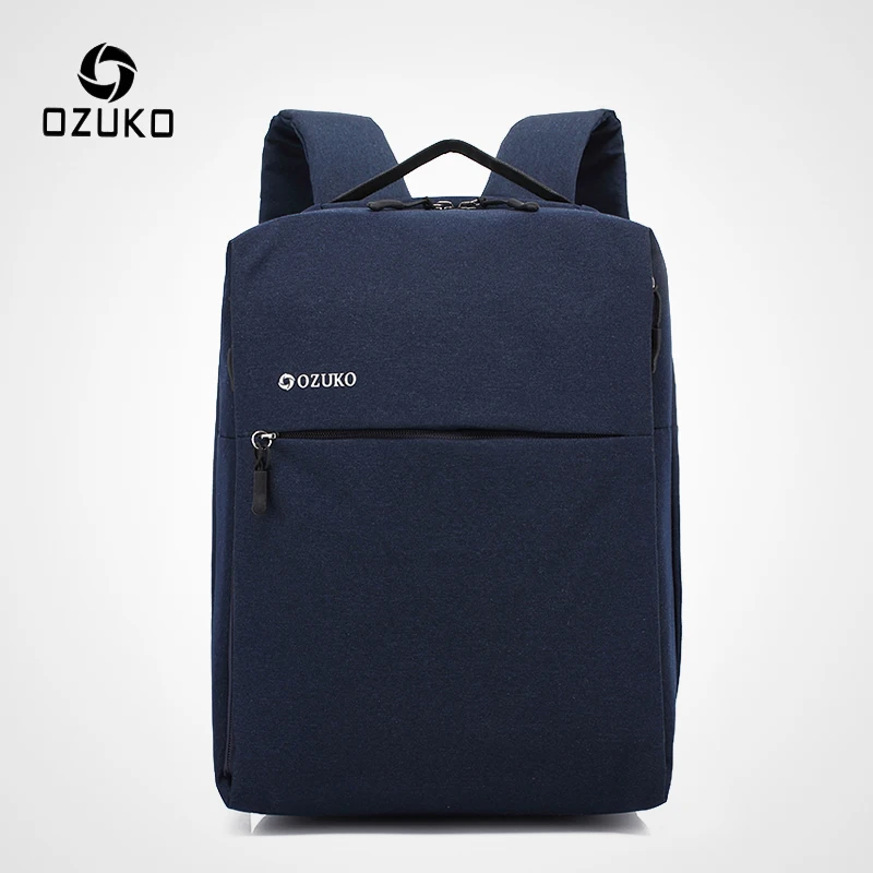 

OZUKO 2019 New Men Laptop Backpack Male Water Repellent Backpacks Student Schoolbag for Teenagers Travel Mochila Women Rucksack