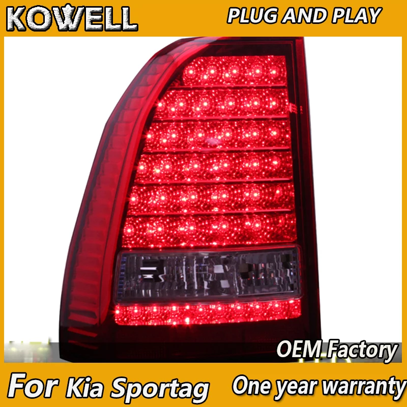 

KOWELL Car Styling for Kia Sportage 2007 2008 2009 2010 2011 2012 Year Taillamp LED Rear Lights DRL Siginal Parking Reverse