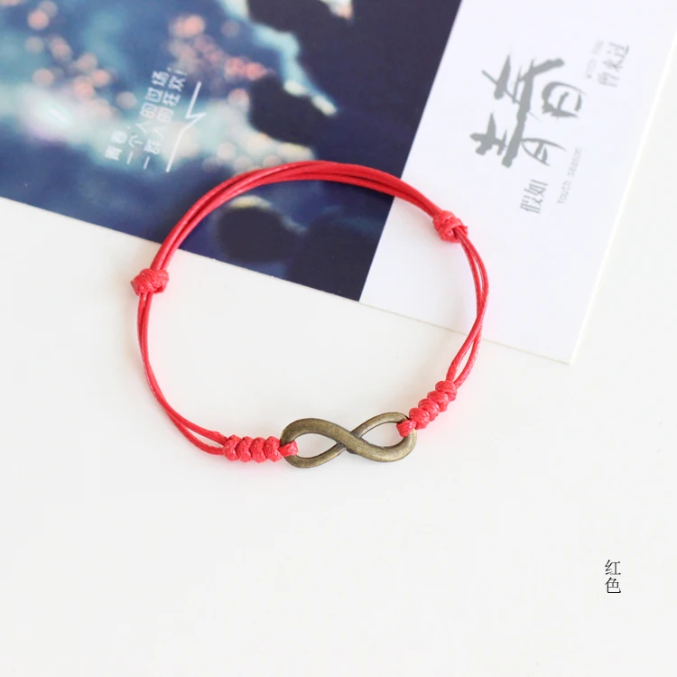 Couples Hand Made Infinity Bracelets Simple Fashion Lovers  Jewelry Small Gifts Art #N035