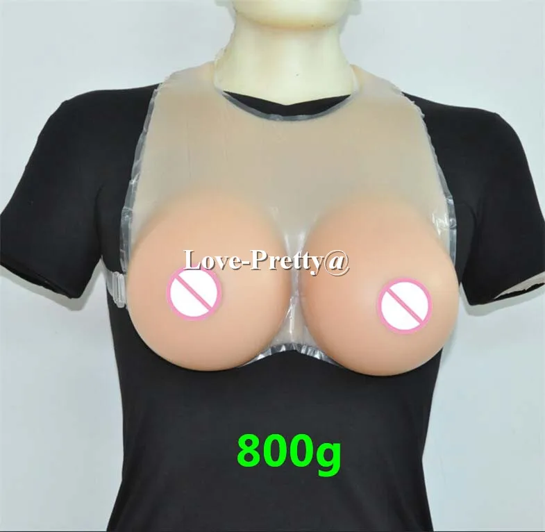 

800g C cup silicone breast form with strap false breasts silicone artificial breast for transsexual cosplay drag queen use