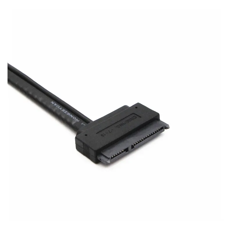 スリムSata-13pin imac CD DVDから2.5 "22ピンメスアダプターケーブル,0.3mコネクタ,ハードドライブディスク