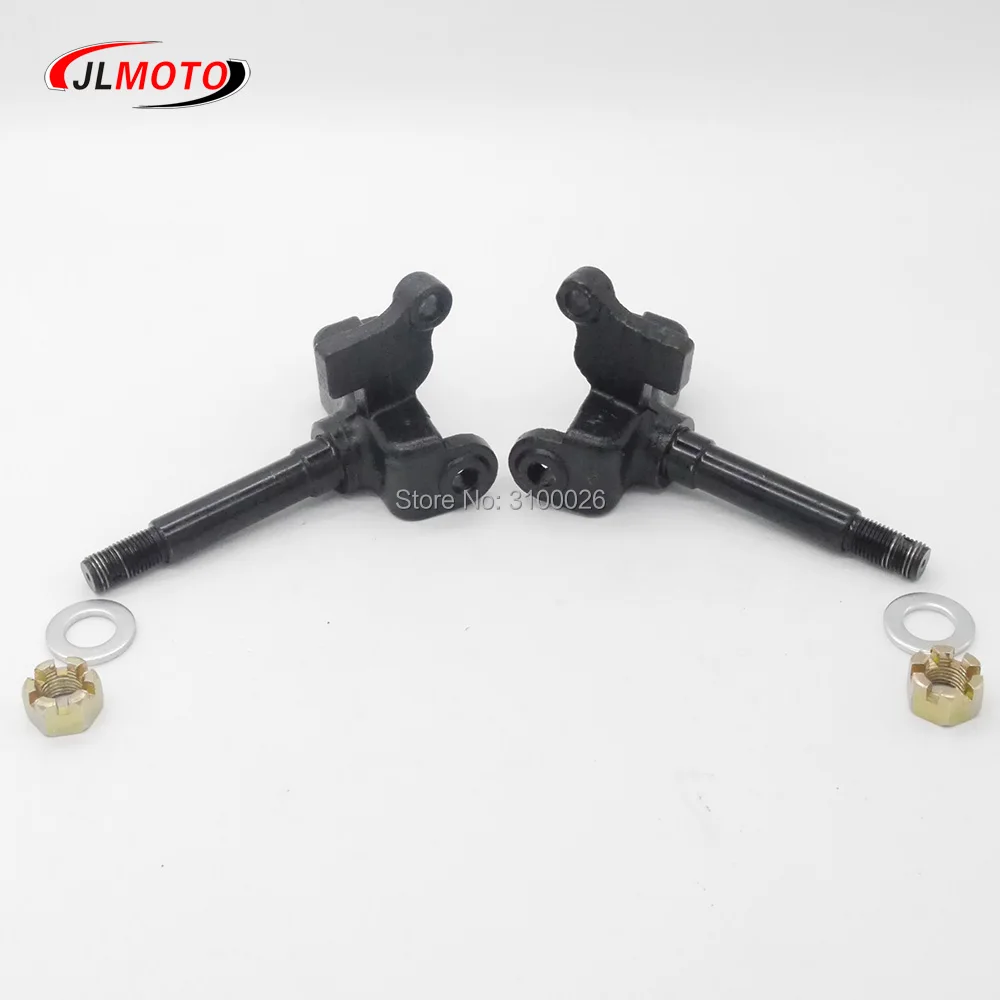 

1Pair/2pcs Steering Strut Knuckle Spindle Fit For Drum Brake Hub 50cc 110cc 500w 800w electric atv Buggy UTV Vehicle Bike Parts