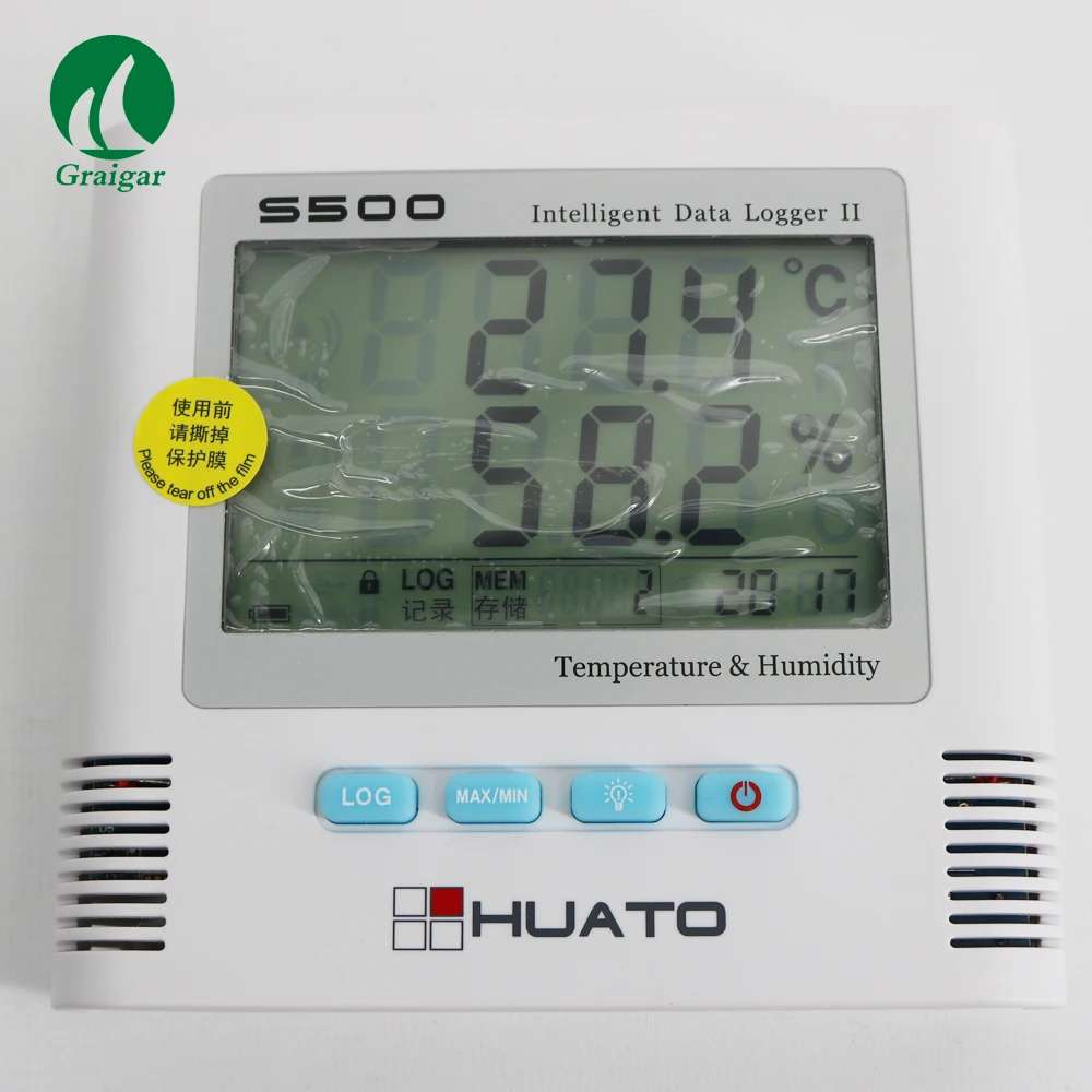 S500-TH-GSM อุณหภูมิไร้สายขนาดใหญ่ความจุบันทึกอุณหภูมิ