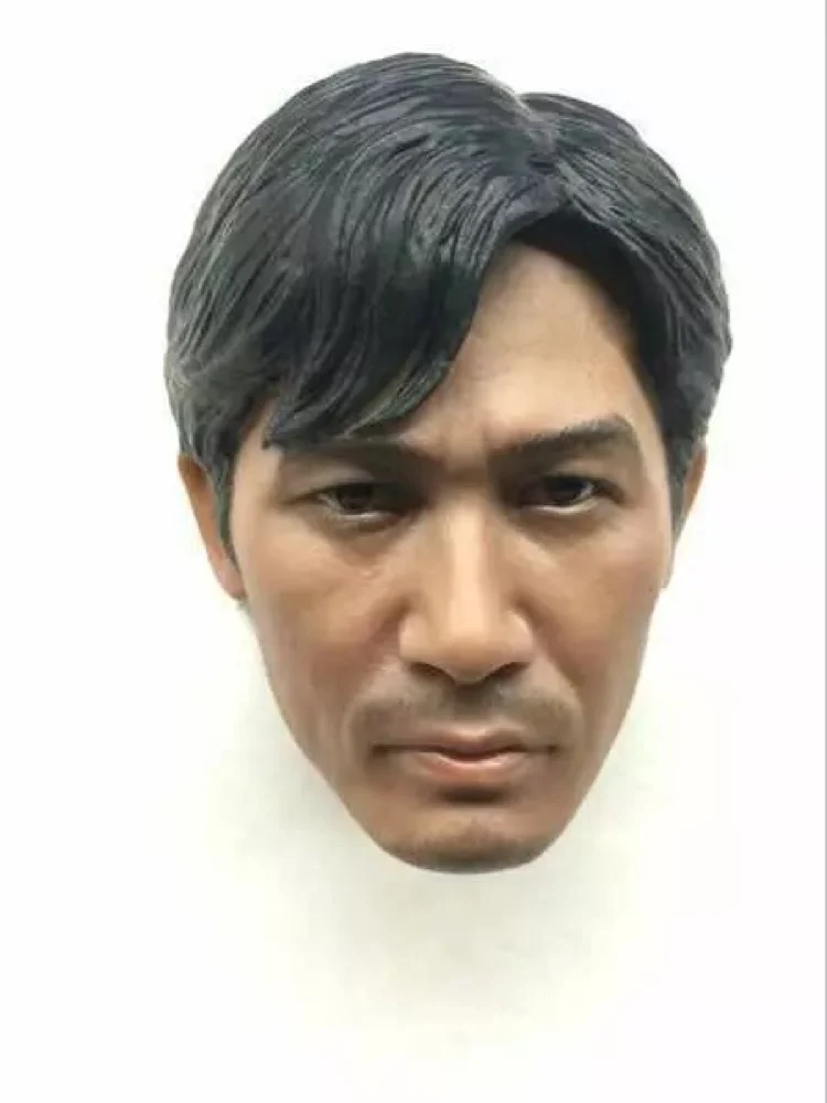 

Custom 1/6 Scale Tony Leung Head Sculpt Chiu Wai Headplay Infernal Affairs For Phicen Tbleague Figure toy