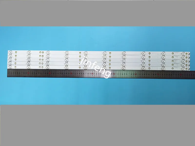 

New 25 PCS/lot 10LED(3V) 842.5mm LED backlight strip for 43PFT4131 43PFS5301 GJ-2K15-430-D510 GJ-2K16-430-D510-V4 01Q58-A