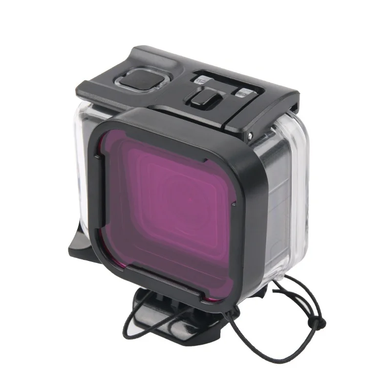 Сенсорный задний дверной водонепроницаемый чехол, аксессуары для камеры, водонепроницаемый корпус/фильтр для дайвинга/вставки против запотевания для GoPro Hero 7, 6, 5, черный