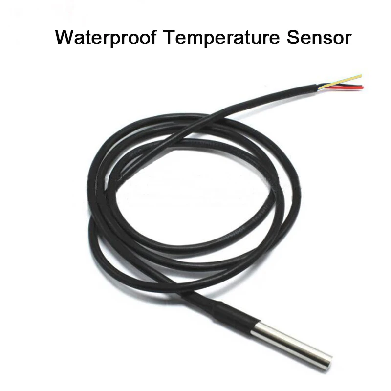 10PCS/Lot ds18b20 Temperature Sensor, 5/15/20pcs DS18b20 Waterproof Temperature Sensor With Stainless Steel Probe for Incubation