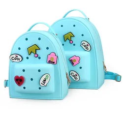 2024 Sweet Baby Girls School Bags Candy Color Cartoon Children Backpacks Kids Satchel Kindergarten Bags Mochila Escolar Infantil