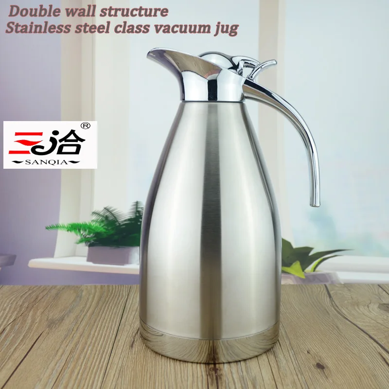 

Sanqia 2.0L Stainless Steel Vacuum Flask Thermos Bottle Thermos Vacuum Flask Hand Pressing Type Coffee Tea Bottle Vacuum Jug