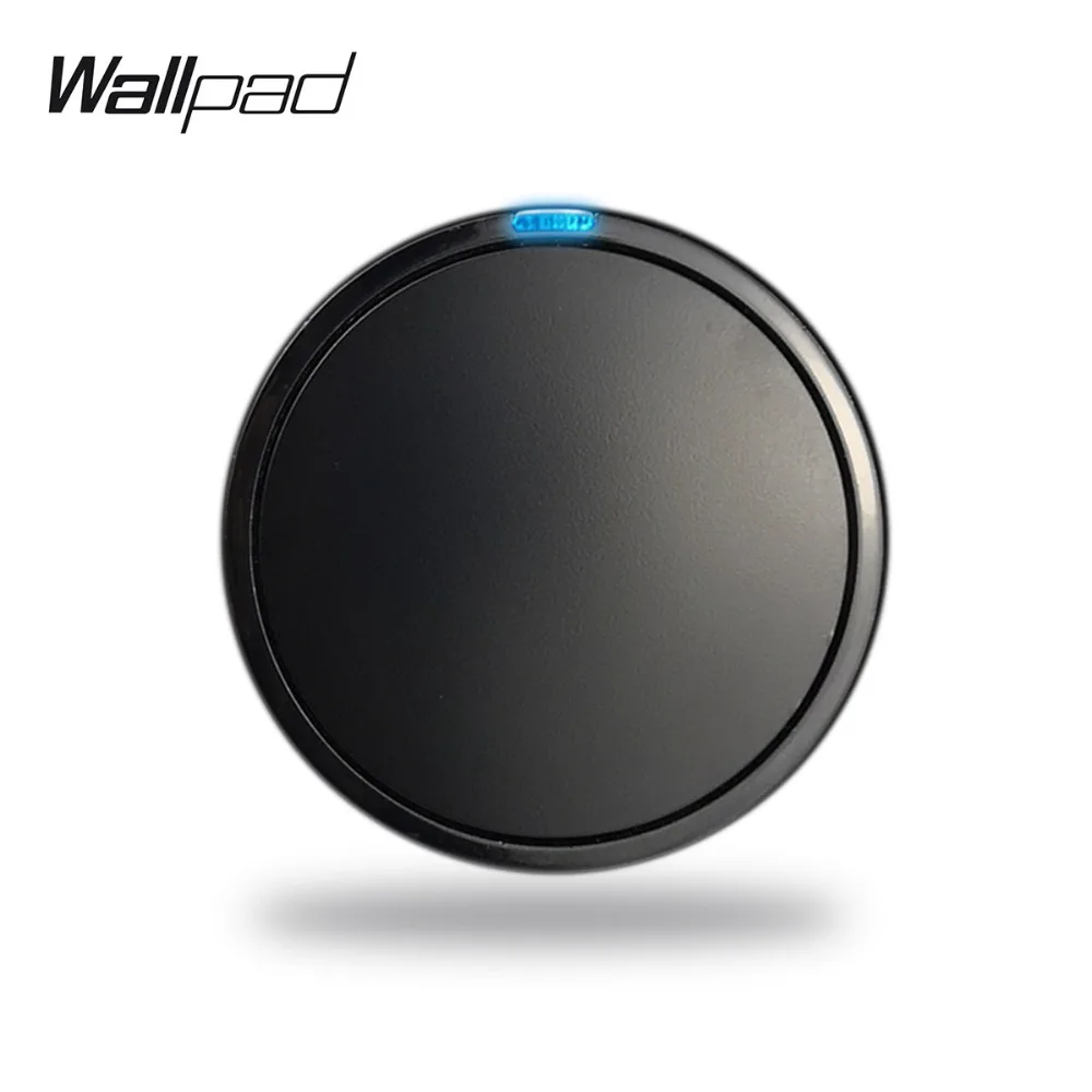 Wallpad L6 5 Colors 1 Gang 2 Way Push On Off Button Wall Light Power Switch DIY Free Combination