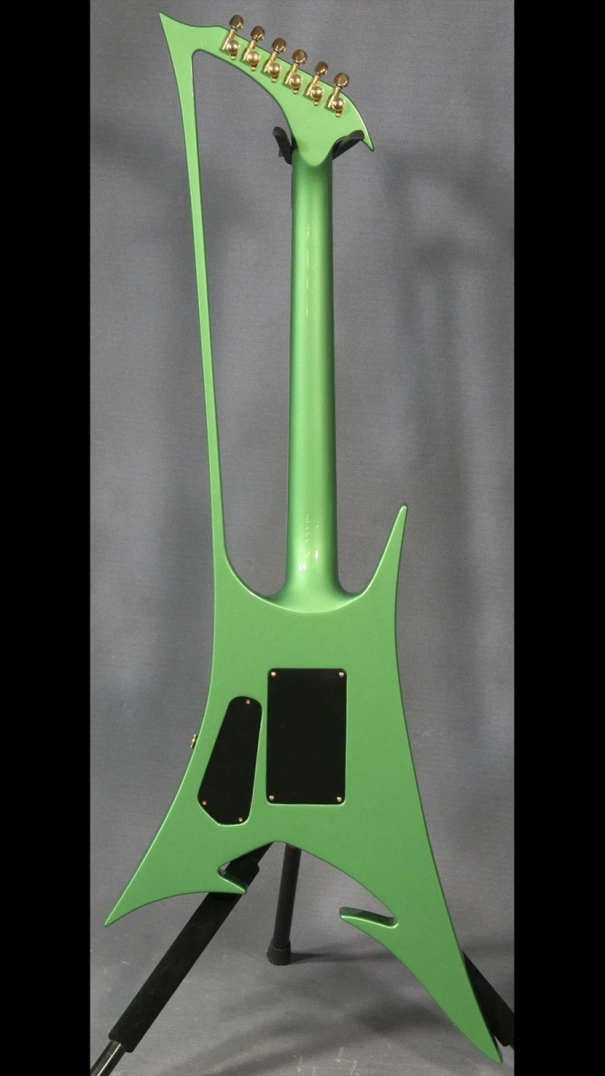 Rare Prin Abstract Enterprize Guitar Abstract Neck Thru Body China Guitar Green Purple Gold Blue Colours