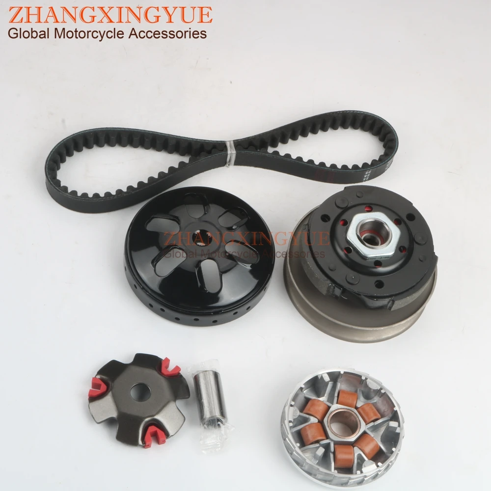 Scooter high quality Clutch Kit &Variator & 669 Belt for LONGBO LB50QT-6/22 50cc GY6 139QMB/QMA 4-stroke 10 inch