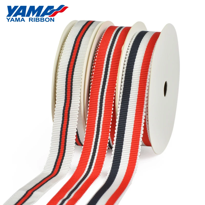 YAMA-Ribbon Stripe Kennel Ribbon, 100Yards Per Roll, 9mm, 16mm, 25mm, 3/8 