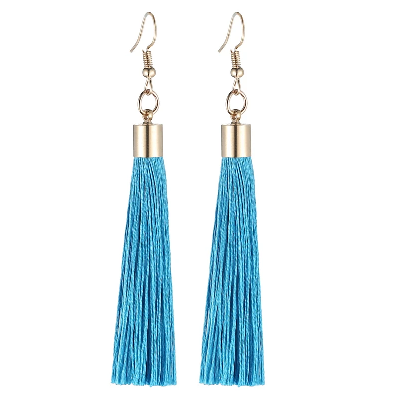 LOVBEAFAS Fringe Quaste Ohrringe Für Frauen Gold Farbe Vintage Lange Tropfen Baumeln Ohrringe Mode Hochzeit Schmuck Party Geschenk – Detail 2