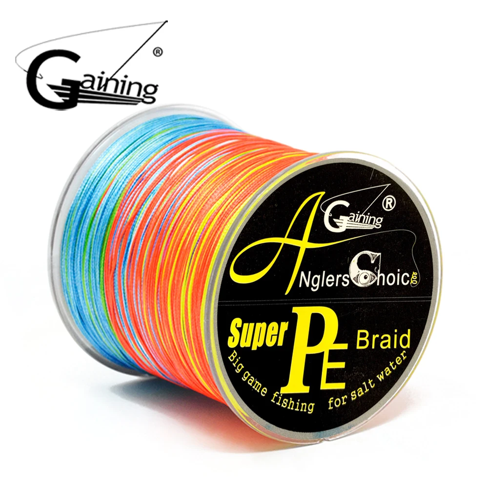 

Braided Fishing Line, 8 Strand Braided Line, 300 m, 327 Yards, 10-108LB, Multi-Color, Japan PE