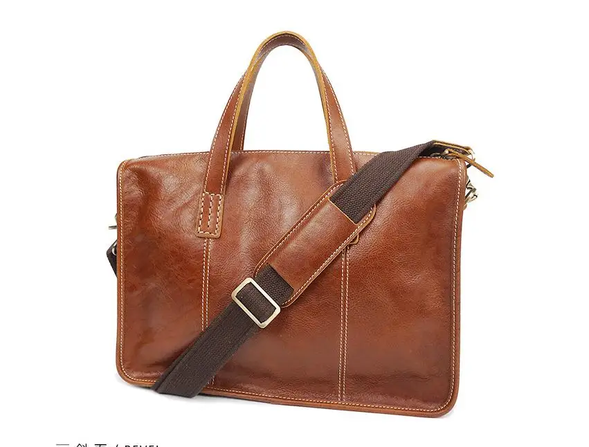 

Men's Bag Leather Handbag Men's Business Briefcase Leather Casual Vintage Crossbody Bag Men's Handbag