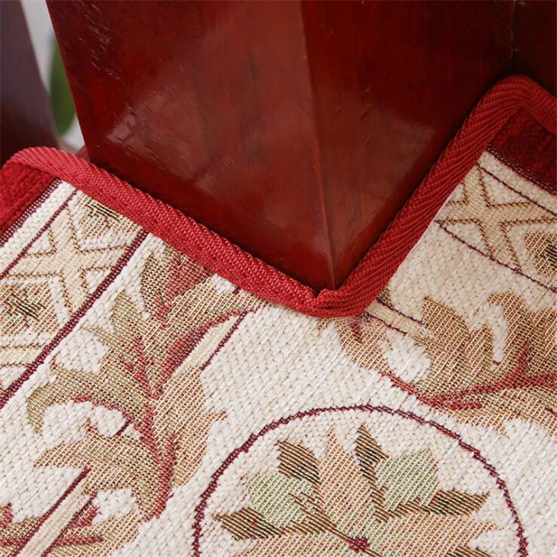 Customized beauty New European wind stair mats step mat from glue self-adhesive silicone bottom non-slip mats High end carpet