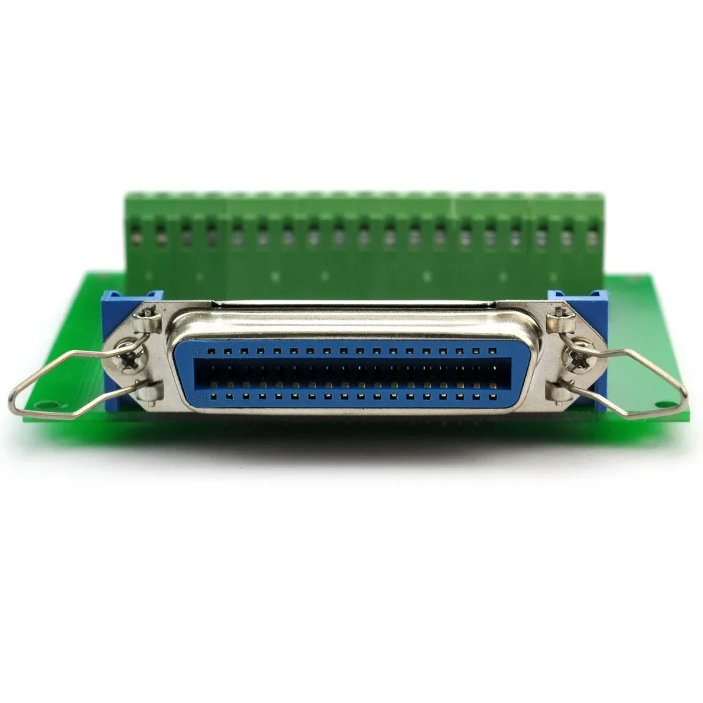 

36-Pin 0.085" Centronics Female Ribbon Connector Breakout Board.