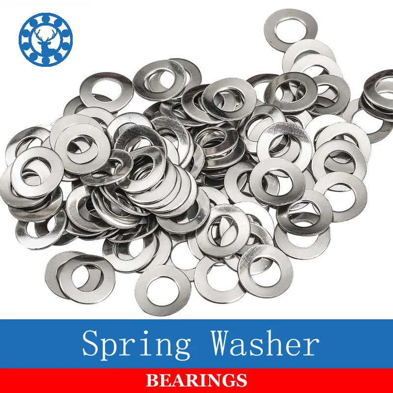 

100Pcs DIN137A GB860 M2 M2.5 M3 M4 M5 M6 M8 M10 304 Stainless Steel Wave Washers Spring Washer