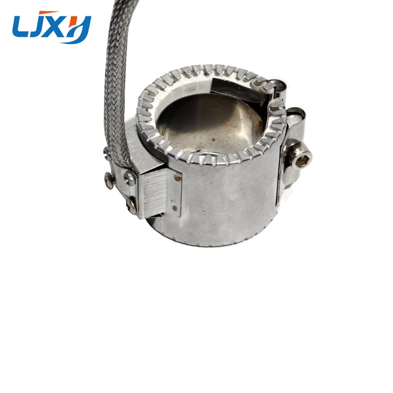 LJXH 60mm Inner Diameter Ceramic Band Heaters Heating Element , 50/55/60/65/70mm Height, 420W/450W/500W/600W/650W Wattage