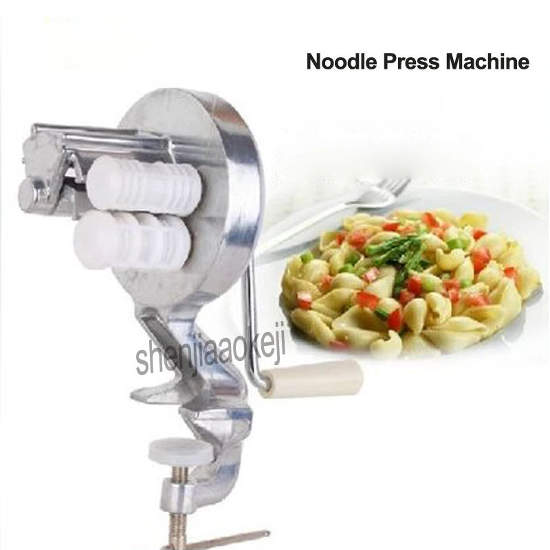 

Новинка, аппарат для изготовления макаронных изделий из серебристого алюминиевого сплава, Ручной пресс для лапши, домашний кухонный прибор для приготовления макаронных изделий