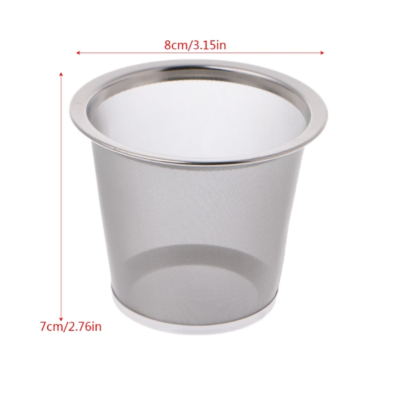 Metal Tea Infuser Metal Mesh Tea Filter Meditation Drinking Tea Accessory for Home Office Business Cooperation Tea Drink