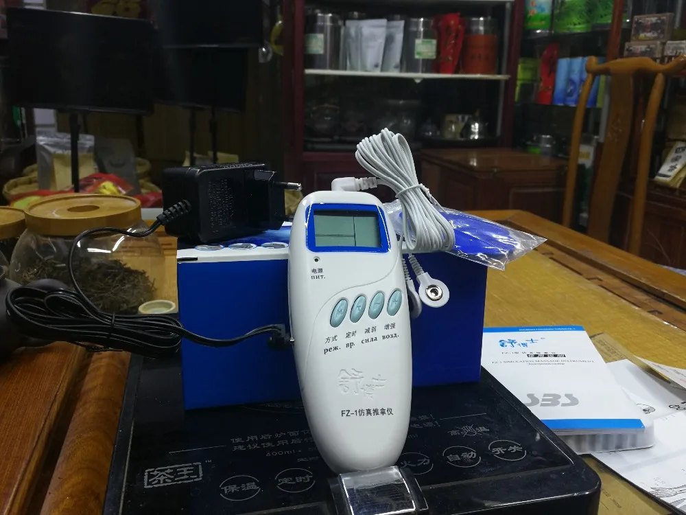 electric massager device FZ-1 manual russian ACUPHUATUO acupuncture electronic massager instrument battery only to russia