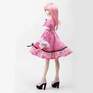 [wamami] 141# 2PCS Pink Dress/Suit/Outfit 1/4 MSD DZ BJD Dollfie