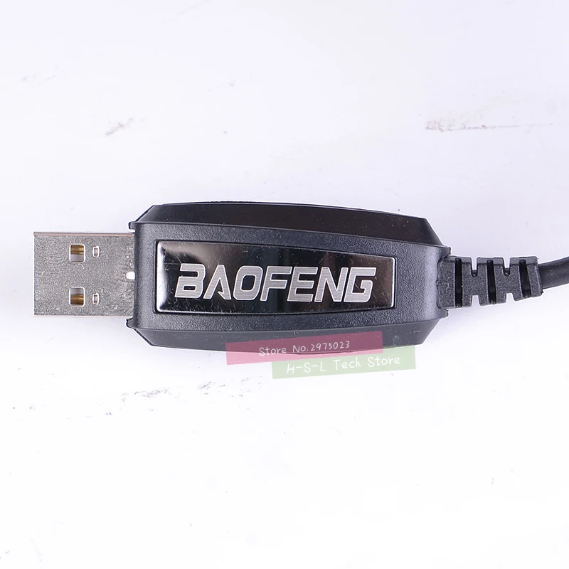 Cable de programación USB para walkie-talkie, controlador de CD para Baofeng UV-XR, UV-5S, UV5R-WP, GT-3WP, R760, T-57, resistente al agua