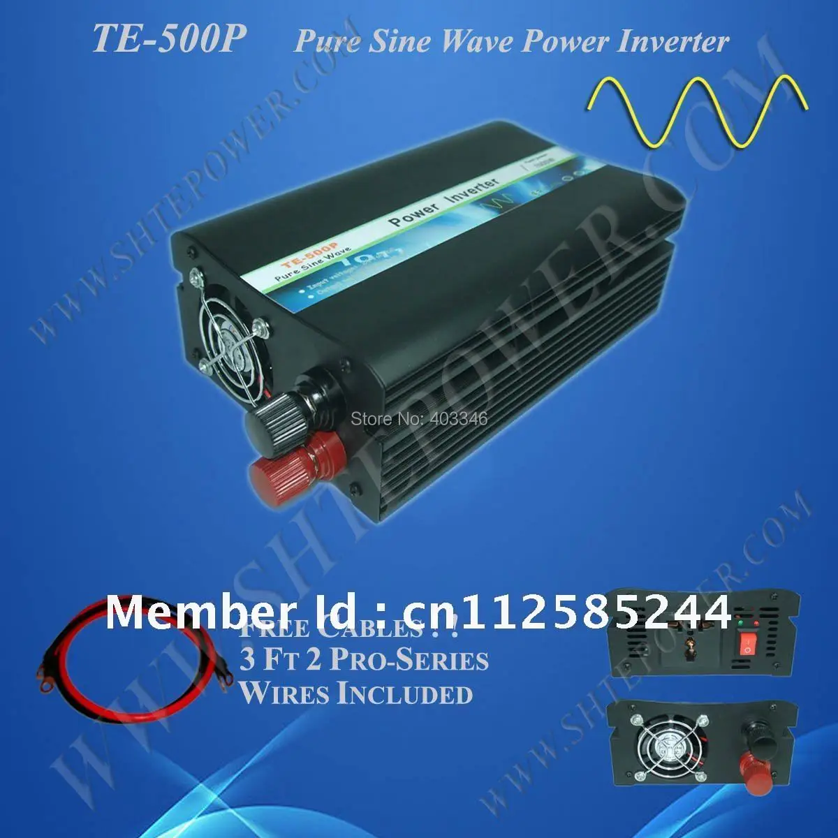 500w pure sine wave inverter 12v 230v 500w inverter 24v to 220v voltage inverter