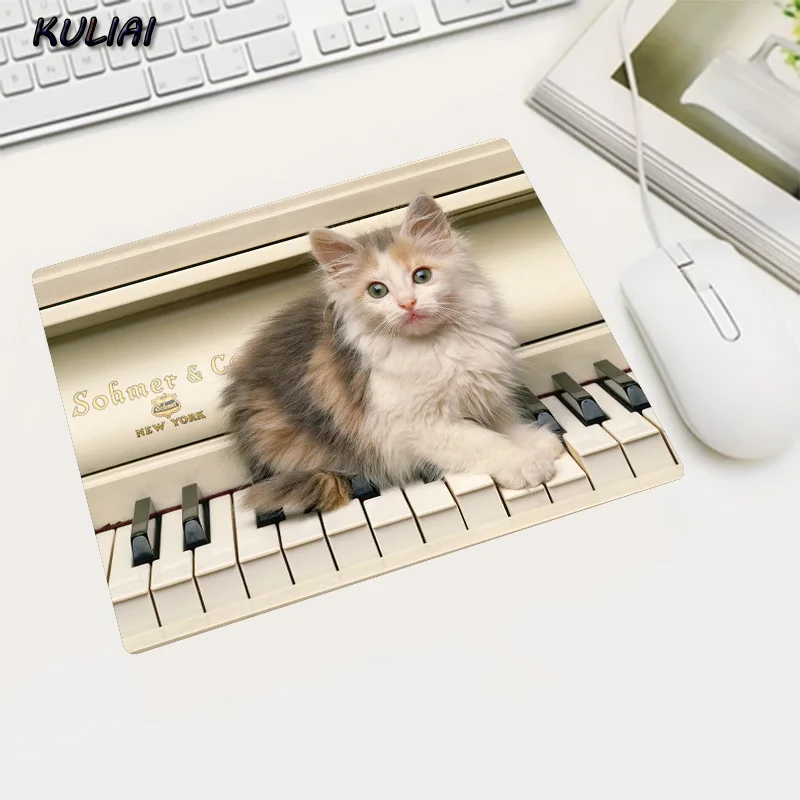 XGZ Funny Piano Animal Mouse Pad Optical Mause Mechanical Game Mouse Pad Game Player Small Mat 22X18/25X20/29X25CM Anti-slip