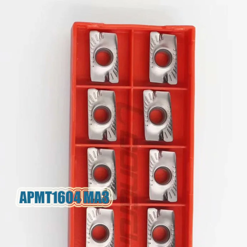 APMT1135 PDER APMT1604 R0.8 ĐỘ phay carbide chèn cho gia công thép không gỉ và thép và nhôm