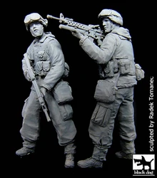 1/35 model kit resin kit   US soldier team 2 Unassembled Sculpture for Hobbyists