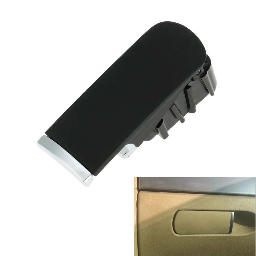 1PCS Black Left Hand Drive Glove Box Lid Handle Open/Lock Puller for Audi A4 8E B6 B7 (2001-2007) 02 03 04 05 06