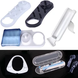 Escova de dentes elétrica Stander Base Hoder para Oral B, Plastic Made Brush Head, Anti-Poeira Cap, Travel Case, Sem escova de dentes