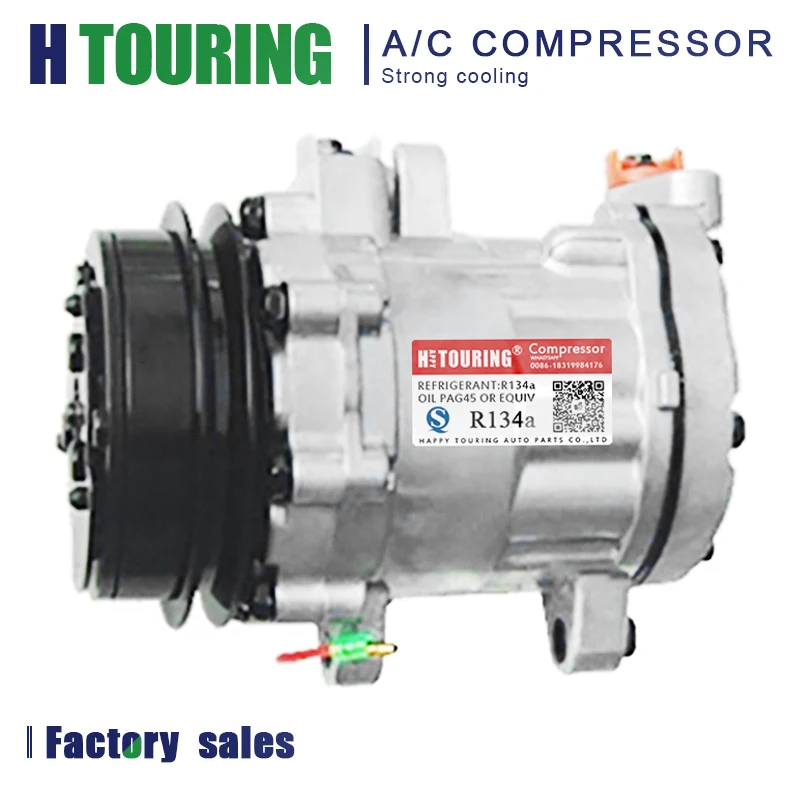 SD7B10 A/C AC Air Conditioning Compressor G5B010 For Caterpillar Excavator