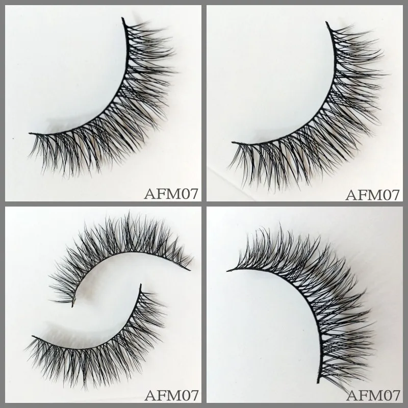 IN USA 500pairs fluffy wispy mink eyelash extension handmade reusable 3d mink lashes faux cilios make Up natural eyelashes Hot