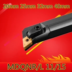 Angle 107.5 1PCS S20R-MDQNR11 S25S-MDQNR15 S32T-MDQNR15 S40T-MDQNR15 MDQNL15 20mm 25mm 32mm Right/Left CNC Turning Lathe tools