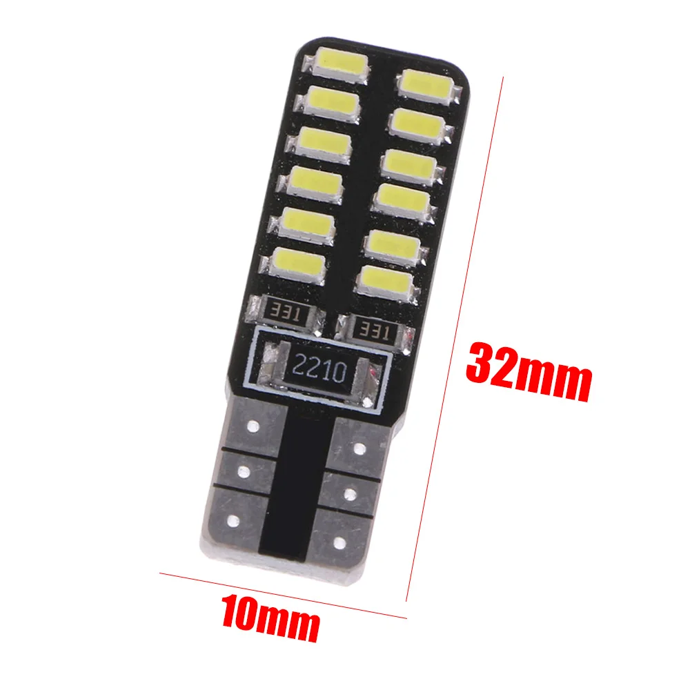 YSY Super Bright! T10 W5W T10 led canbus 194 168 3014 led t10 24SMD Canbus NO ERROR Car Auto Bulbs Indicator Light Parking Lamp