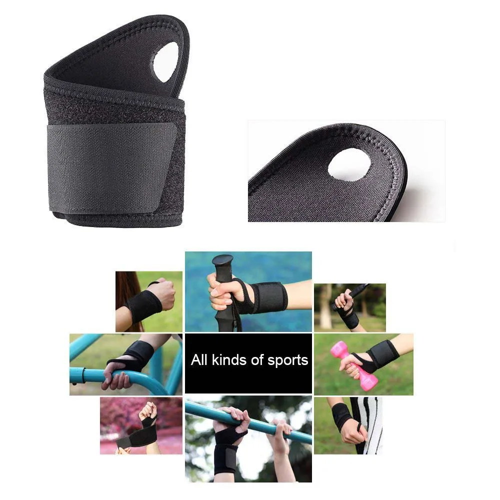 Reversible Sports Wrist Brace, Right and Left Thumb Stabilizer, Wrist Support Wrap for Badminton and Tennis Weightlifting