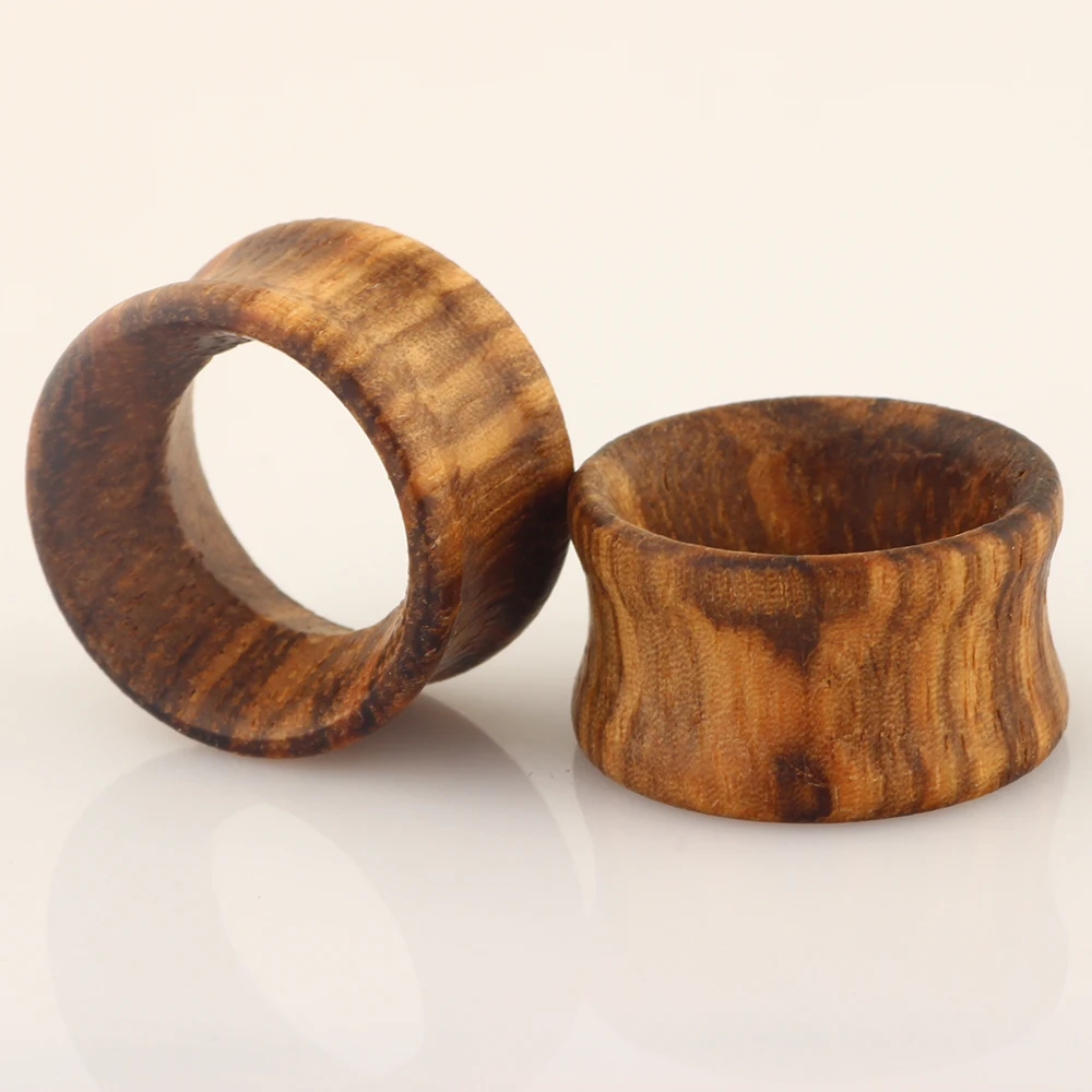 

TIANCIFBYJS Natural Wood Ear Tunnels and Plugs Wooden Ear Stretcher Gauges Expender Helix Body Jewelry Jewelry Mix 6-20mm 80pcs