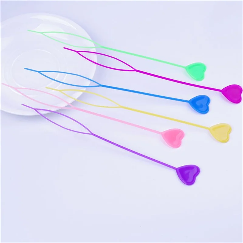 10Pcs/Lot Korean Style Women Hair Accessories Heart Hairpin Plastic Magic Topsy Tail Styling Tool Ponytail Braider Cute Headdres