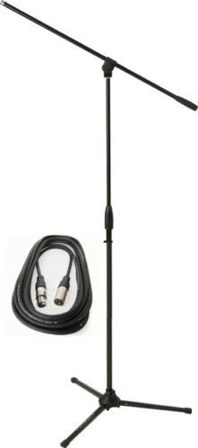 

Musician's Tripod Mic Stand with 25FT Mic Cable