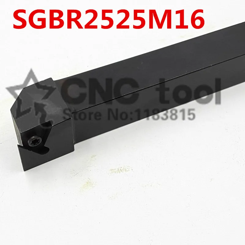 SGBR2525M16/32 25MM soporte de herramienta de ranurado externo para máquina de torno, juego de herramientas de torneado de corte CNC