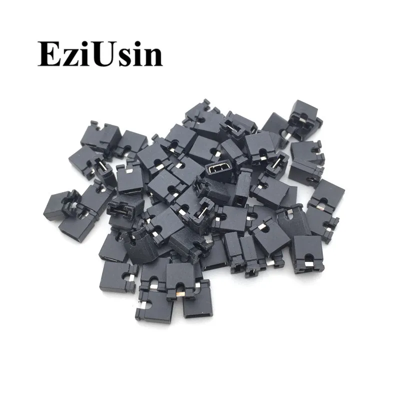 200pcs Pin Header Jumper blocks Connector 2.54 mm for 3 1/2 Hard Disk Drive, CD/DVD Drive, Motherboard and/or Expansion Card